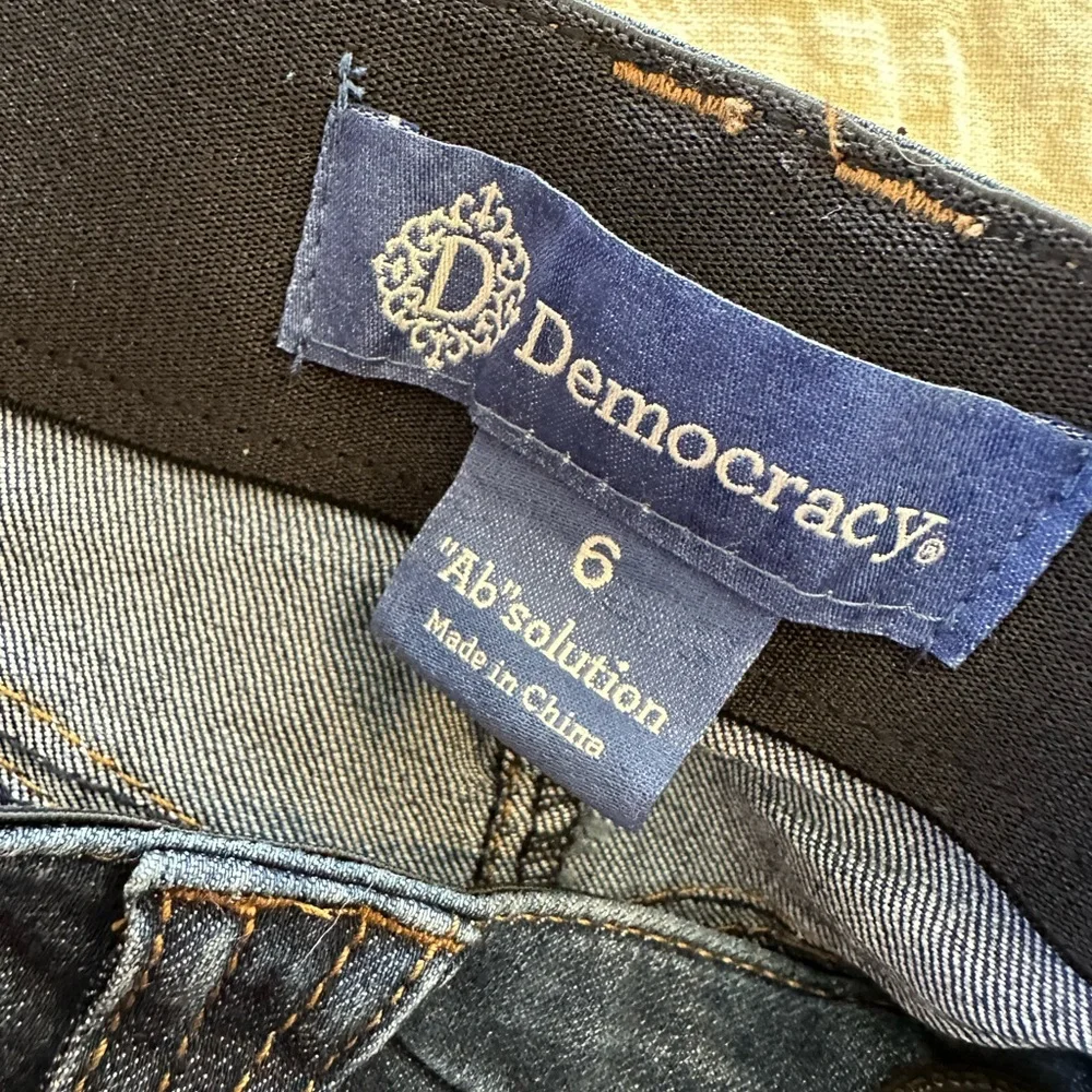 Democracy Indigo Ab solution Denim Pants Jeans size 6
